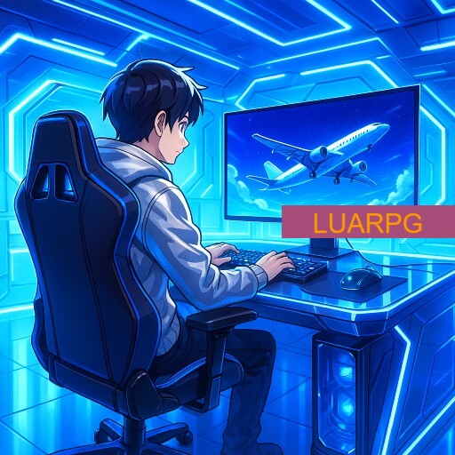Imagem promocional da LUARPG mostrando a plataforma e suas vantagens