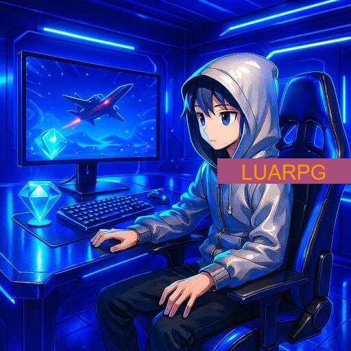 Imagem promocional da LUARPG mostrando a plataforma e suas vantagens