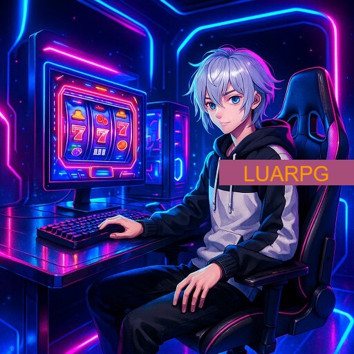 Imagem promocional da LUARPG mostrando a plataforma e suas vantagens