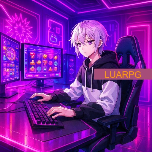 Imagem promocional da LUARPG mostrando a plataforma e suas vantagens