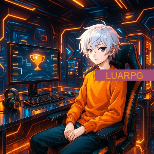 Imagem promocional da LUARPG mostrando a plataforma e suas vantagens