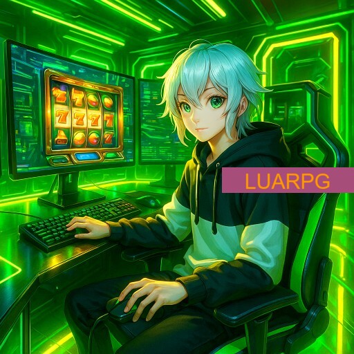 Imagem promocional da LUARPG mostrando a plataforma e suas vantagens