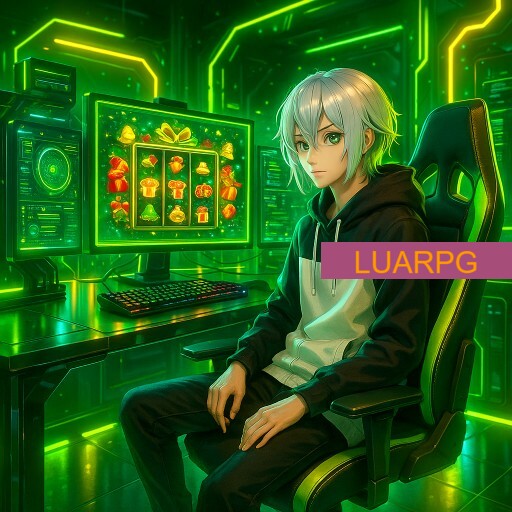 Imagem promocional da LUARPG mostrando a plataforma e suas vantagens